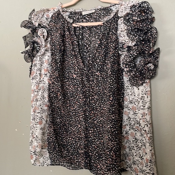 Ulla Johnson silk floral blouse - Picture 1 of 9